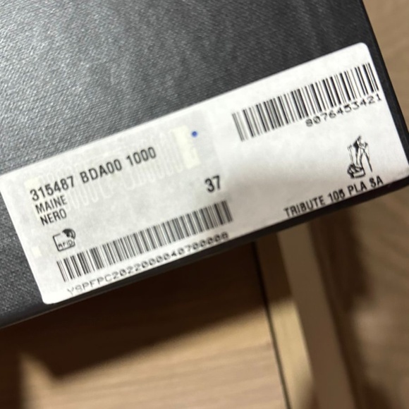 TRIBUTE PLATFORM SANDALS IN SMOOTH LEATHER - Picture 5 of 5